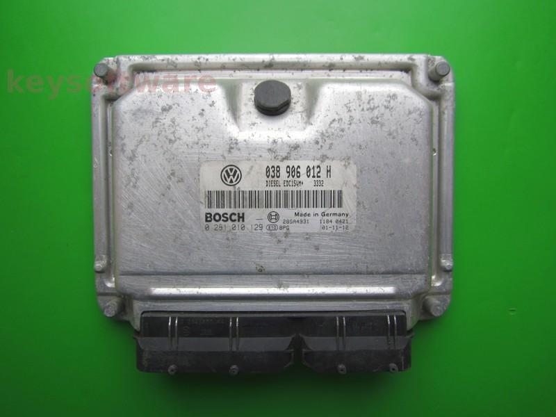 ECU Skoda Octavia 1.9TDI 038906012H 0281010129 EDC15VM+ ALH }