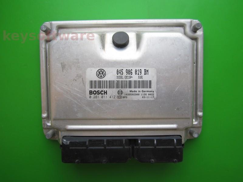 ECU Skoda Fabia 1.4TDI 045906019BM 0281011412 EDC15P+ AMF }