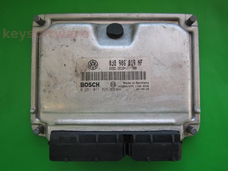 ECU Skoda Fabia 1.9TDI 038906019NF 0281011825 EDC15P+ ASZ{+