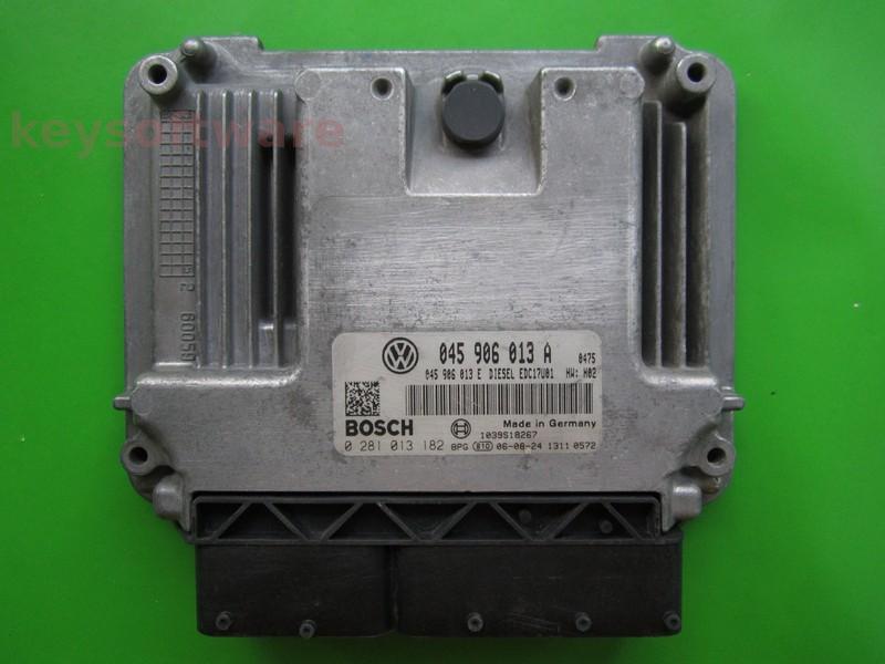 ECU Skoda Fabia 1.4TDI 045906013A 0281013182 EDC17U01 BMS H02