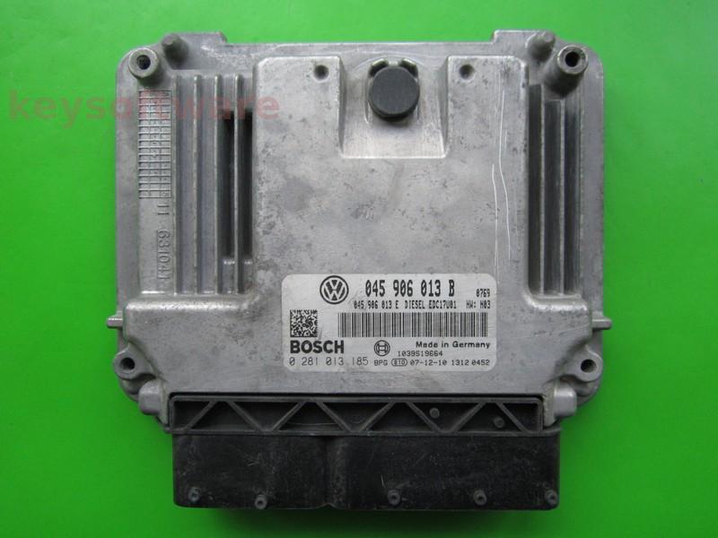 ECU Skoda Fabia 1.4TDI 045906013B 0281013185 EDC17U01 BMS H03
