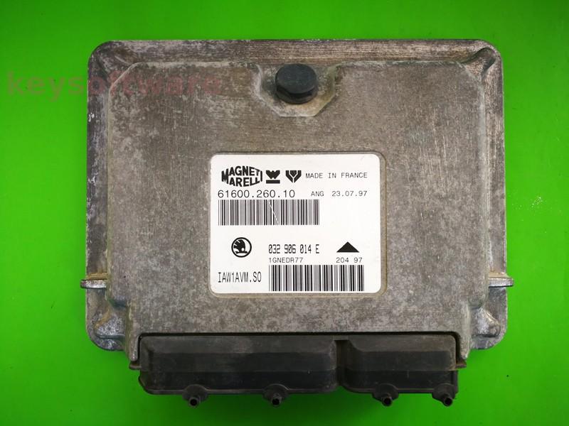 ECU Skoda Octavia 1.6 032906014E 6160026010 IAW 1AVM.SO