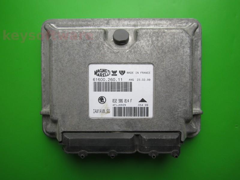ECU Skoda Octavia 1.6 032906014F 6160026011 IAW 1AVM.SO