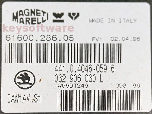 ECU Skoda Felicia 1.6 032906030L 6160028605 IAW1AV.S1 {
