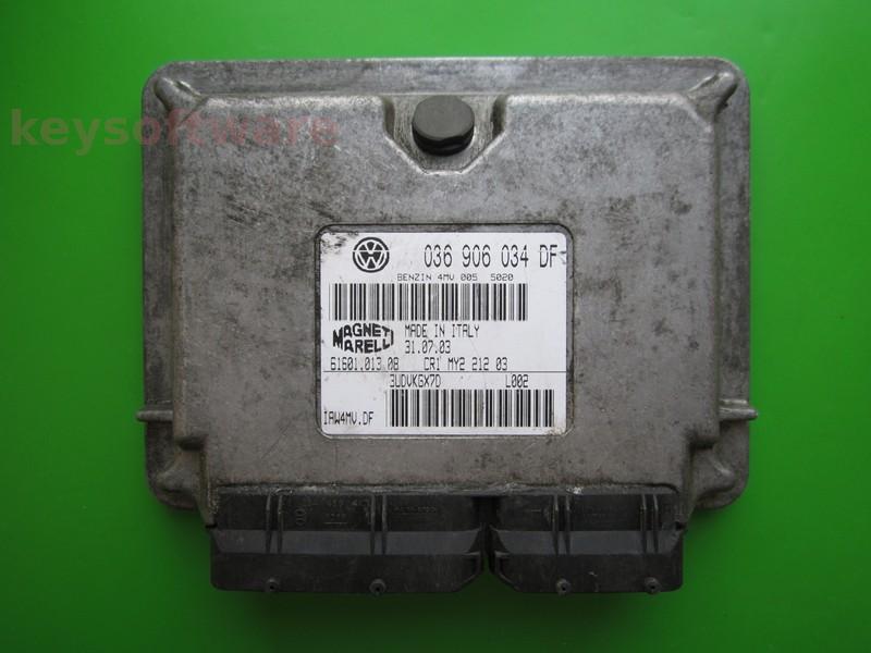 ECU Skoda Fabia 1.4 036906034DF 6160101309 IAW 4MV.DF BBZ }