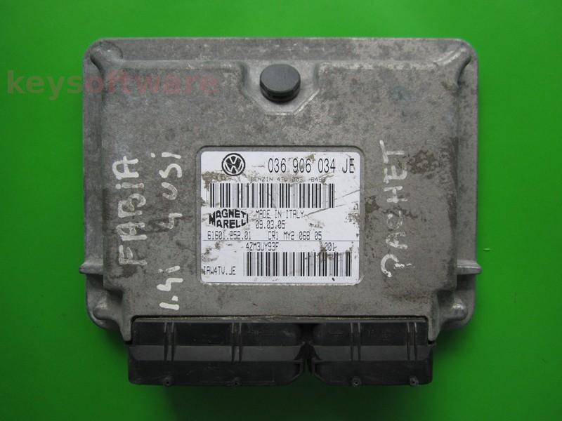 ECU Skoda Fabia 1.4 036906034JE 6160125201 IAW 4TV.JE {