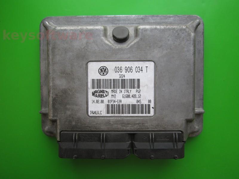 ECU Skoda Fabia 1.4 036906034T 6160048912 IAW 4LV.C AUB {+
