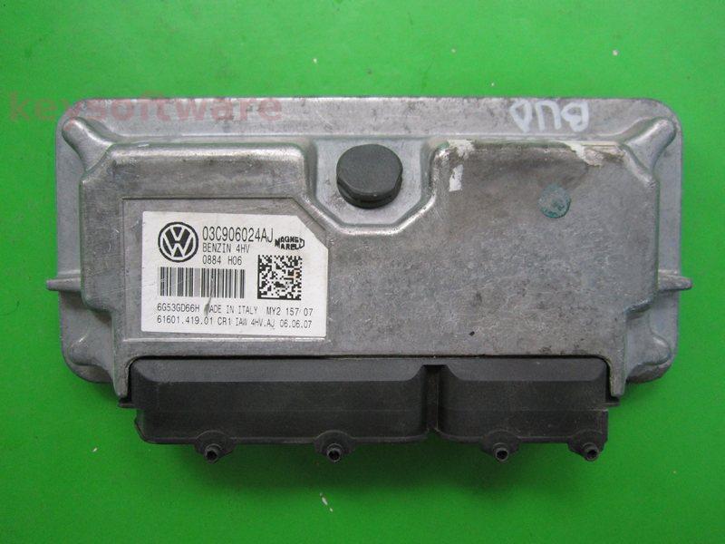 ECU Skoda Fabia 1.4 03C906024AJ 6160141901 IAW 4HV.AJ