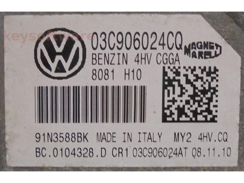 ECU Skoda Octavia 1.4 03C906024CQ IAW 4HV.CQ CGGA{
