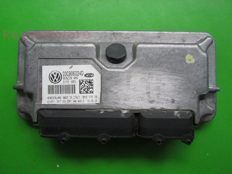 ECU Skoda Fabia 1.4 03C906024D 6160135703 IAW 4HV.D