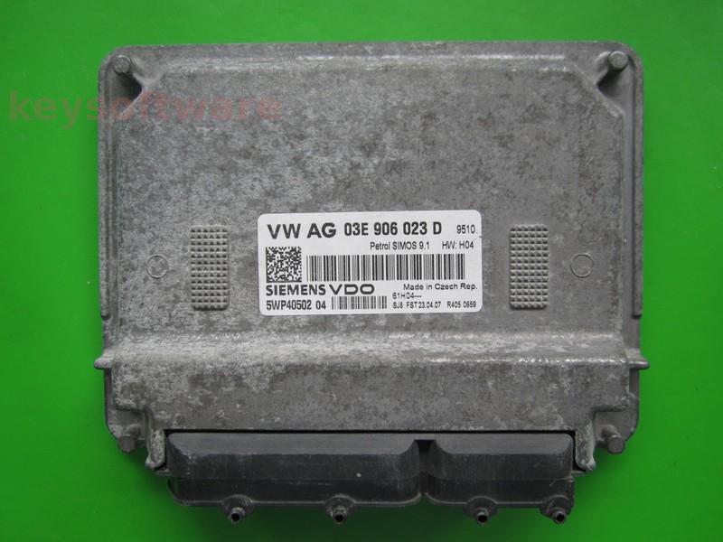 ECU Skoda Fabia 1.2 03E906023D 5WP40502 SIMOS 9.1 BME