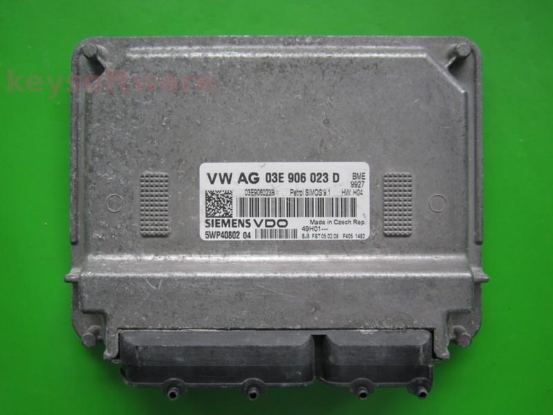 ECU Skoda Fabia 1.2 03E906023D 5WP40802 SIMOS 9.1 BME