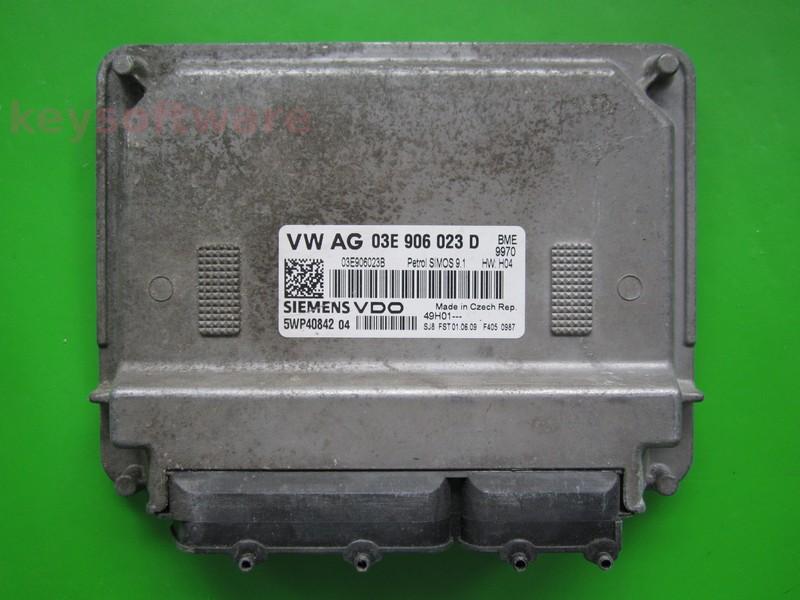 ECU Skoda Fabia 1.2 03E906023D 5WP40842 SIMOS 9.1 BME