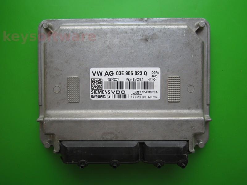 ECU Skoda Fabia 1.2 03E906023Q 5WP40853 SIMOS 9.1 CGPA