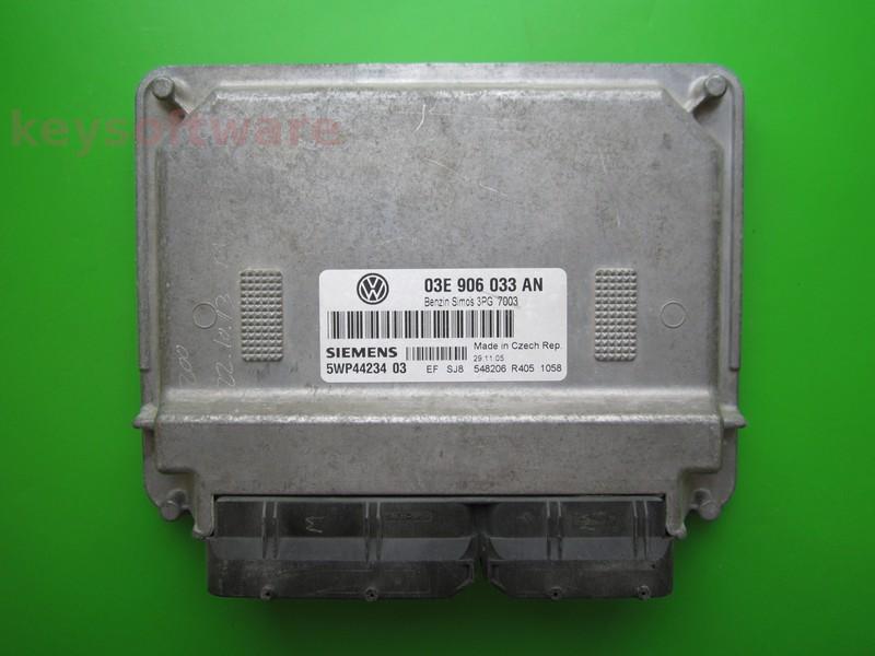 ECU Skoda Fabia 1.2 03E906033AN 5WP44234 SIMOS 3PG BME {