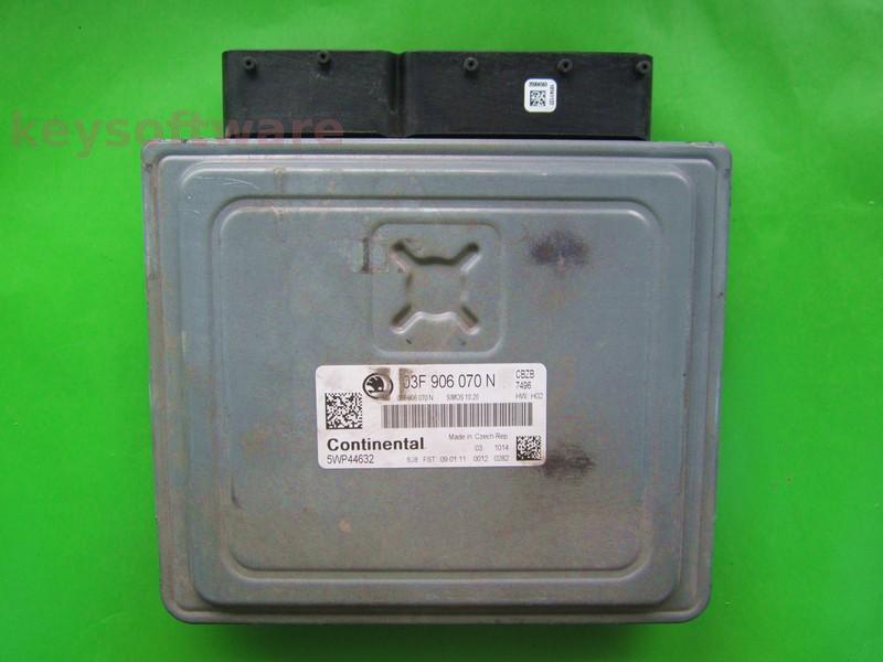 ECU Skoda Fabia 1.2 03F906070N 5WP44632 SIMOS 10.20 CBZB