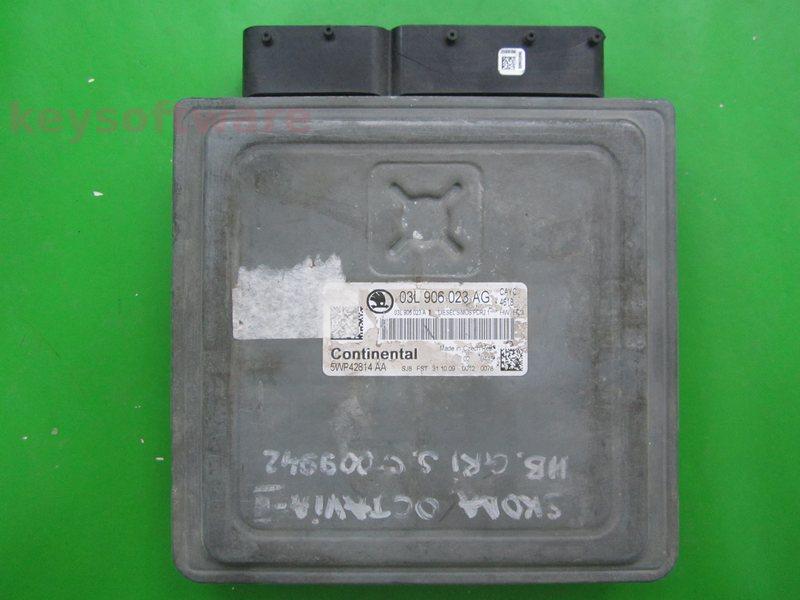 ECU Skoda Octavia 1.6TDI 03L906023AG 5WP42814 SIMOS PCR2.1 CAYC