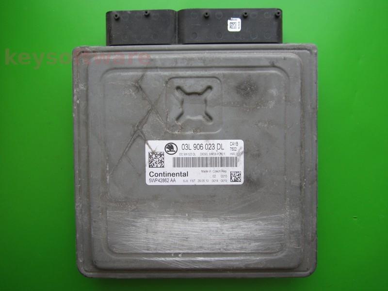 ECU Skoda Fabia 1.6TDI 03L906023DL 5WP42862 SIMOS PCR2.1 CAYB