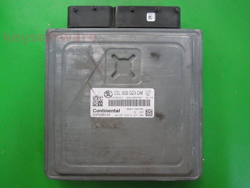 ECU Skoda Fabia 1.6TDI 03L906023DM 5WP42863 SIMOS PCR2.1 CAYB