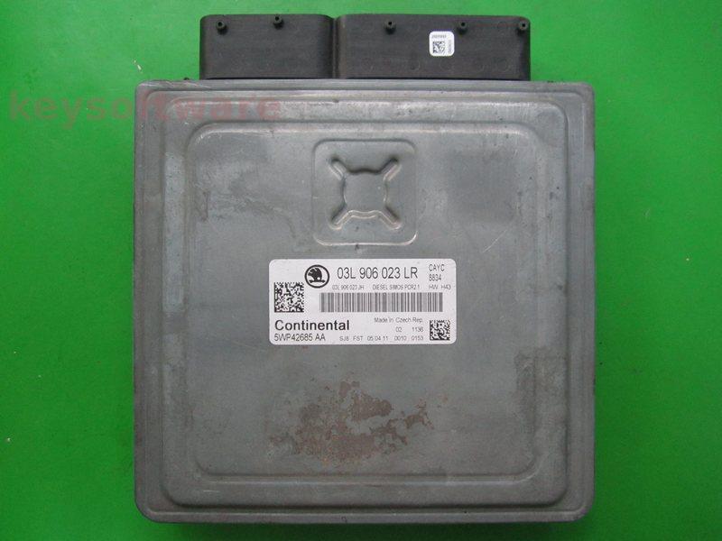 ECU Skoda Octavia 1.6TDI 03L906023LR 5WP42685 SIMOS PCR2.1 CAYC