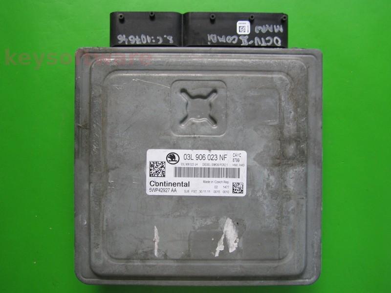 ECU Skoda Fabia 1.6TDI 03L906023NF 5WP42927 SIMOS PCR2.1 CAYC