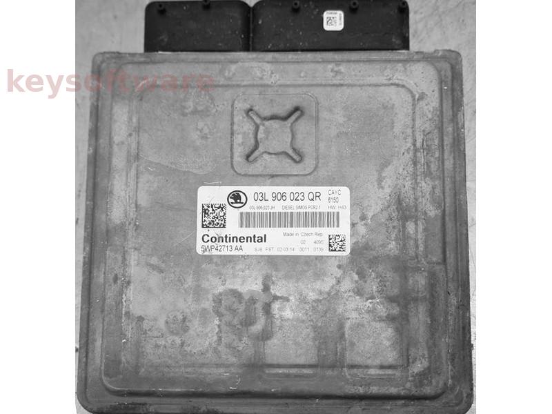 ECU Skoda Octavia 1.6TDI 03L906023QR 5WP42713 SIMOS PCR2.1 CAYC