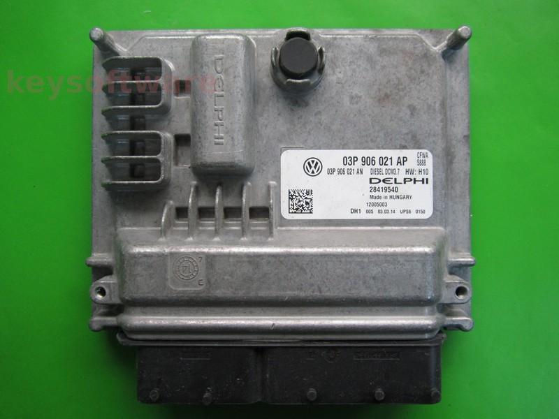 ECU Skoda Fabia 1.2TDI 03P906021AP 28419540 H10 DCM3.7 CFWA H10