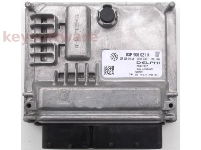 ECU Skoda Fabia 1.2TDI 03P906021K 28307032 DCM3.7 CFWA{