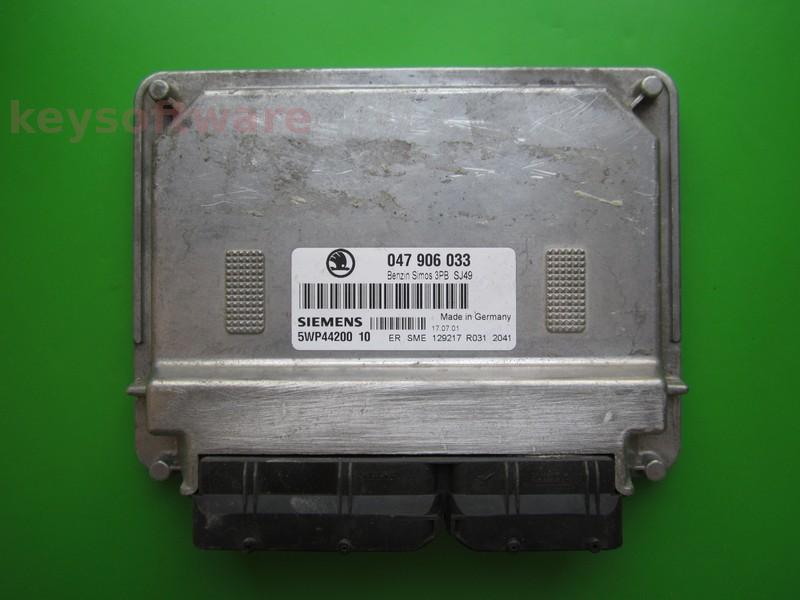 ECU Skoda Fabia 1.4 047906033 5WP44200 SIMOS 3PB