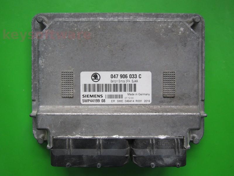 ECU Skoda Fabia 1.4 047906033C 5WP44199 SIMOS 3PA AQW