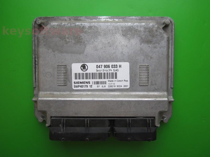 ECU Skoda Fabia 1.4 047906033H 5WP40179 SIMOS 3PA AQW