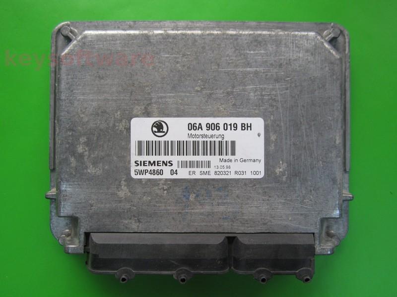 ECU Skoda Octavia 1.6 06A906019BH 5WP4860 SIMOS 2.1B AKL/AEH {
