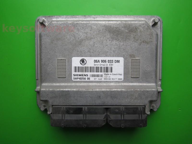 ECU Skoda Octavia 1.6 06A906033DM 5WP40256 SIMOS 3.3A BFQ {+