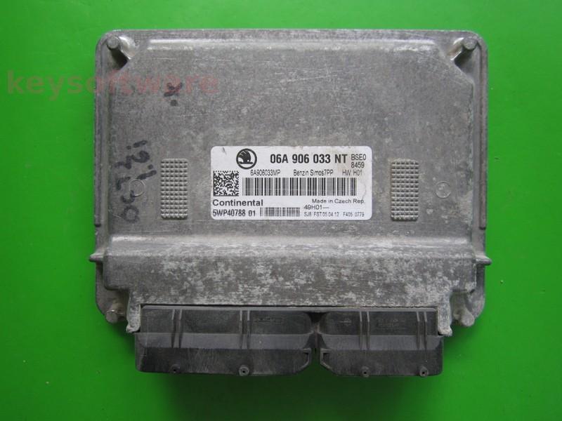 ECU Skoda Octavia 1.6 06A906033NT 5WP40788 SIMOS 7PP {