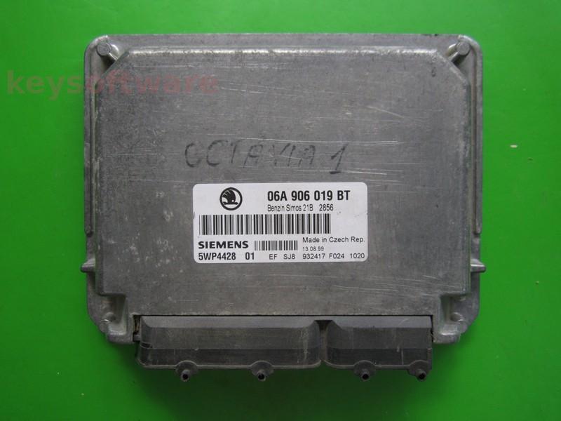 ECU Skoda Octavia 1.6 06A906019BT 5WP4428 SIMOS 2.1B AKL {