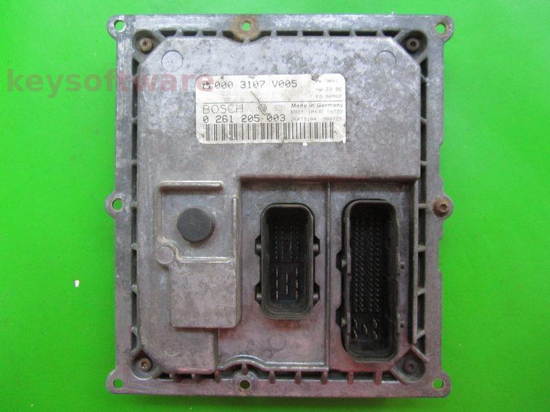 ECU Smart Fortwo 0.6 0003107V005 0261205003 MEG 1.0