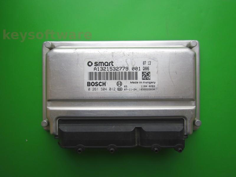 ECU Smart Fortwo 1.0 A1321532779 0261S04012 ME7.7.0