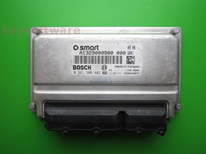 ECU Smart Fortwo 1.0 A1329000900 0261S06403 ME7.7.0 {