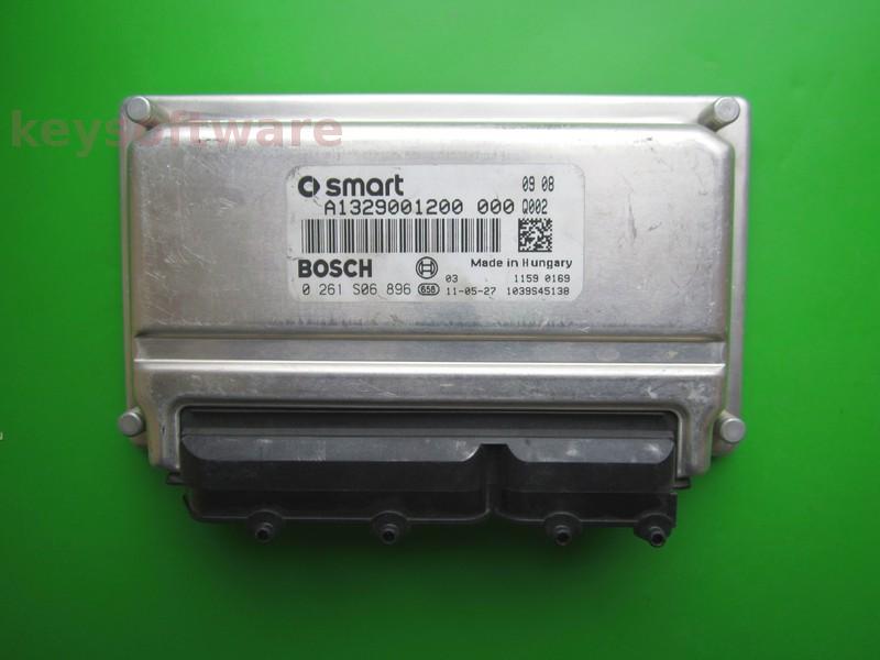 ECU Smart Fortwo 1.0 A1329001200 0261S06896 ME7.7.0 }