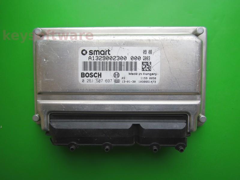 ECU Smart Fortwo 1.0 A1329002300 0261S07697 ME7.7.0