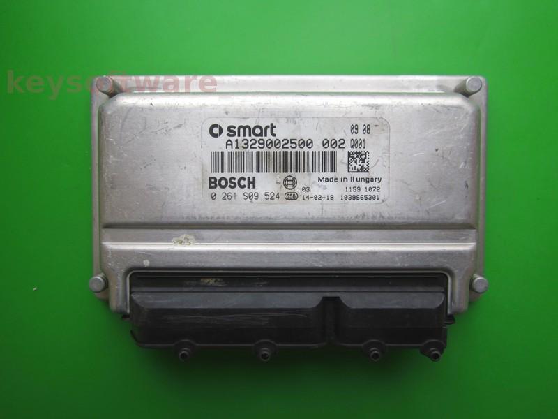 ECU Smart Fortwo 1.0 A1329002500 0261S09524 ME7.7.0