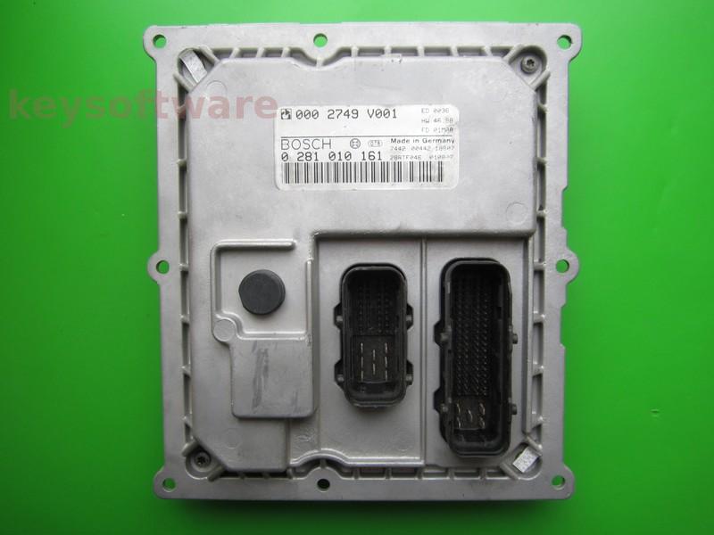 ECU Smart Fortwo 0.8CDI 0002749V001 0281010161 EDG15C