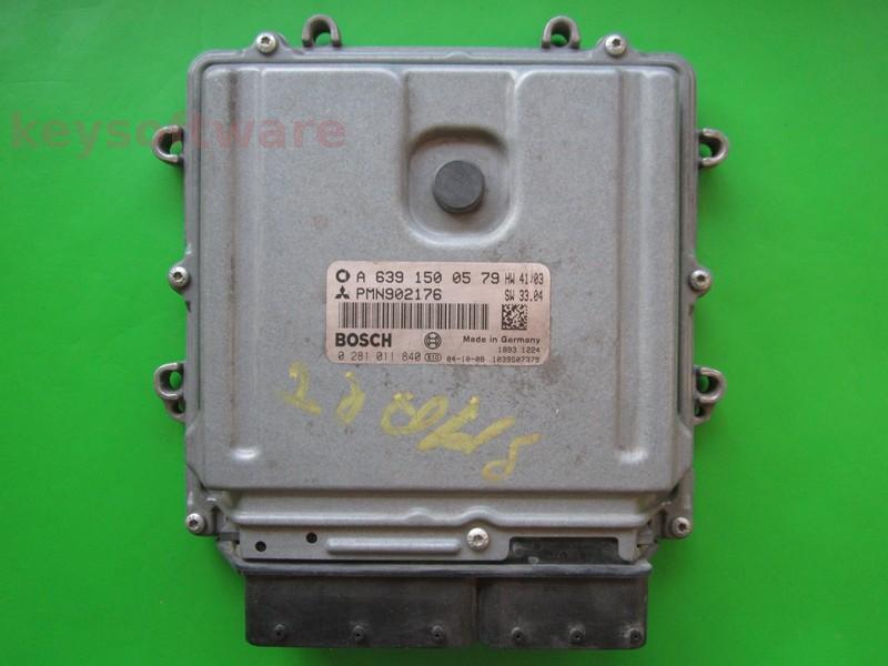 ECU Smart Forfour 1.5CDI A6391500579 0281011840 EDG16C33