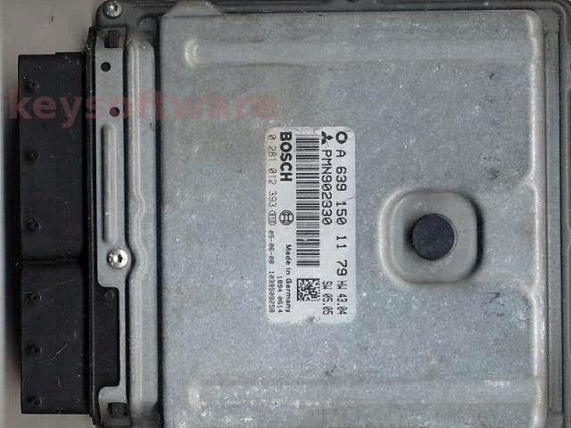 ECU Smart Forfour 1.5CDI A6391501179 0281012393 EDG16C33 {+