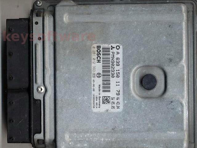 ECU Smart Forfour 1.5CDI A6391501179 0281012393 EDG16C33 +