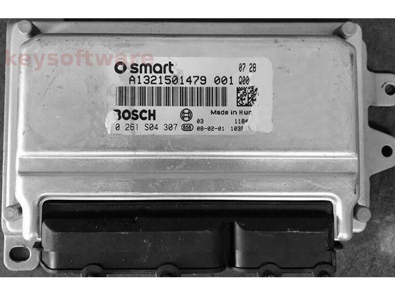 ECU Smart Fortwo 1.0 A1321501479 0261S04307 ME7.7.0 {