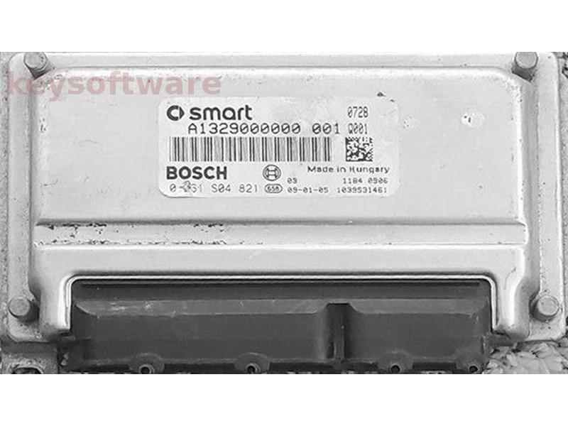 ECU Smart Fortwo 1.0 A1329000000 0261S04821 ME7.7.0 {