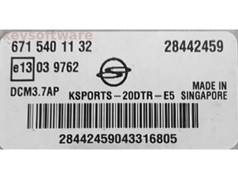 ECU Ssangyong Korando 2.0D 6715401132 28442459 DCM3.7AP {