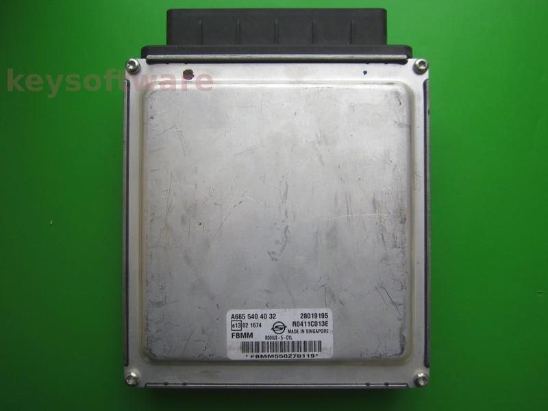 ECU Ssangyong Rodius 2.7D A6655404032 FBMM