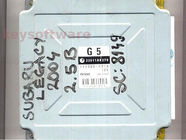ECU Subaru Legacy 2.5 22611AK270 112300-0310 G5{
